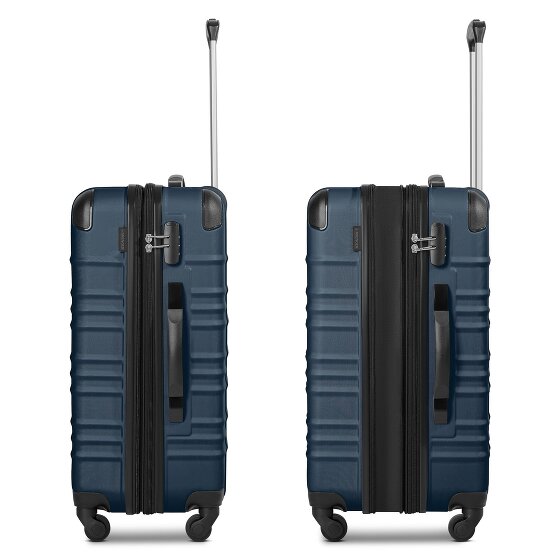 Wenger Amplar Evo 4 roulettes Trolley M 65 cm avec soufflet d'extension