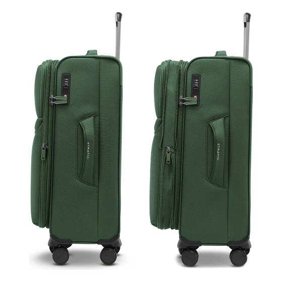 Stratic Lite 4 roues Valise cabine M 65 cm avec soufflet d'extension
