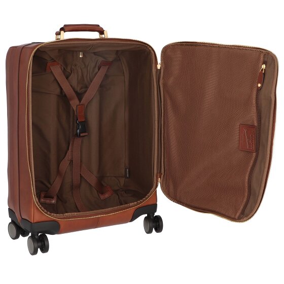 The Bridge Viaggio 4-roues trolley cabine cuir 53 cm