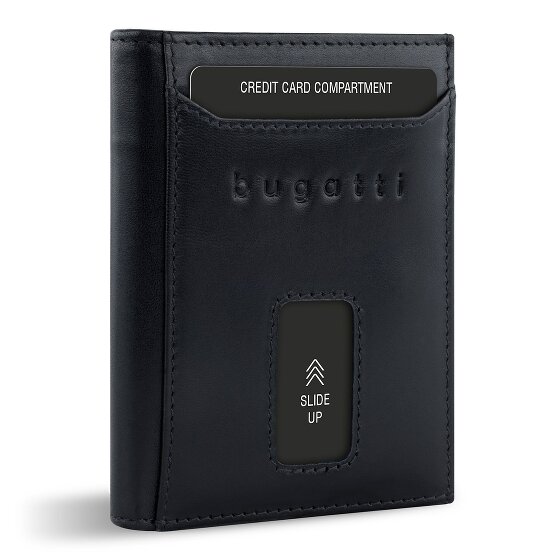 bugatti Secure Slim Porte-monnaie Protection RFID Cuir 8 cm