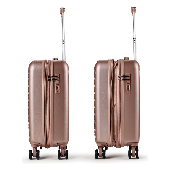 Benzi 5823 4 roues Valise cabine S 53 cm avec soufflet d'extension