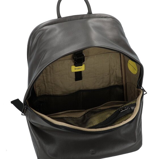 DuDu New York Daypack Cuir véritable 41 cm Compartiment ordinateur