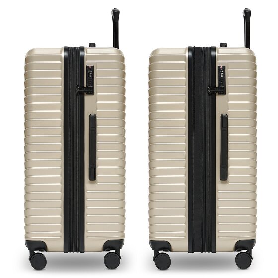 Redolz Essentials 18 4 roulettes Trolley 76 cm avec soufflet d'extension