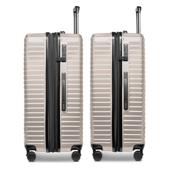 Redolz Essentials 18 4 roulettes Trolley 76 cm avec soufflet d'extension