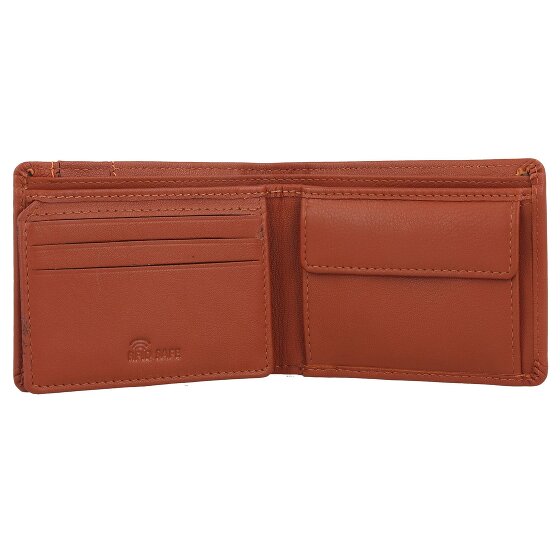 mano Don Leonardo Porte-monnaie RFID cuir 10 cm