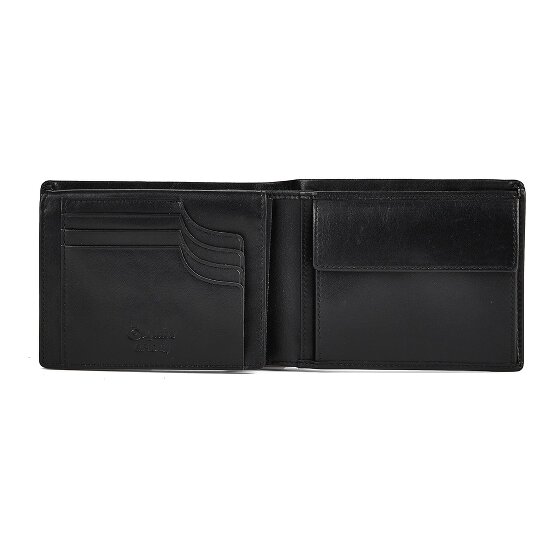 Esquire Silk Porte-monnaie Protection RFID Cuir véritable 12 cm