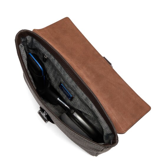 Piquadro Materia Sac pour homme Cuir véritable 22 cm