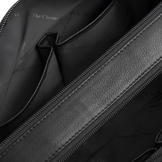 The Chesterfield Brand Montelaro Trousse de toilette Cuir véritable 27 cm
