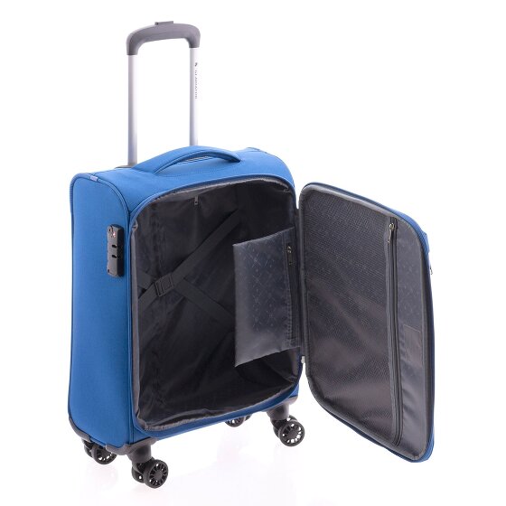 Gladiator 3700 4 roulettes Trolley de cabine 55 cm avec soufflet d'extension