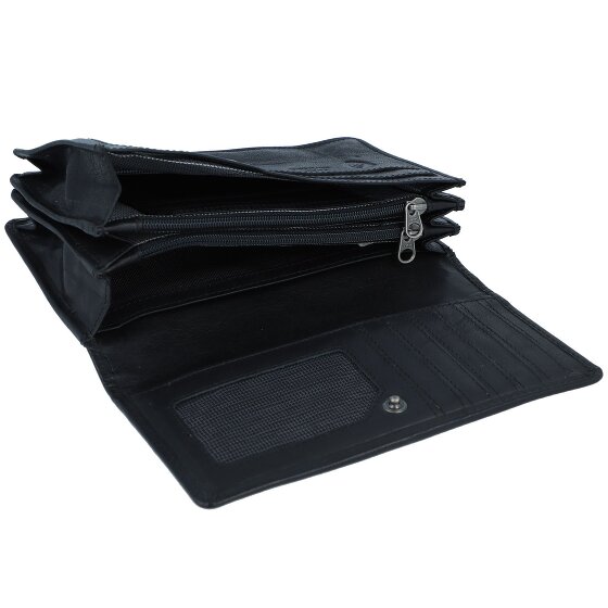Spikes & Sparrow Porte-monnaie RFID en cuir 17 cm