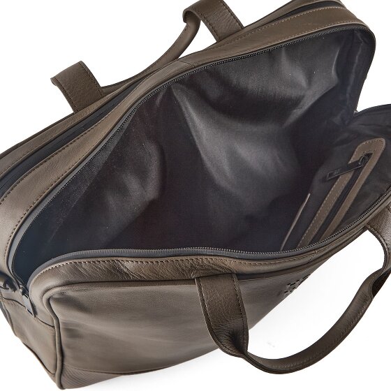 Harbour 2nd City Lights Attaché-case Cuir véritable 40 cm Compartiment ordinateur