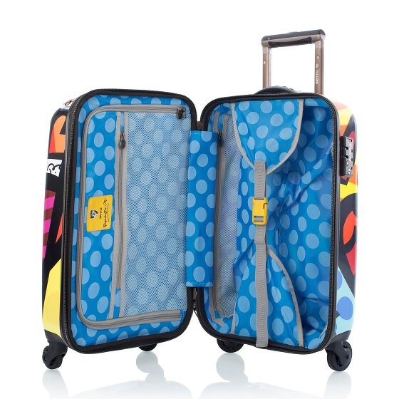 Heys Britto 4 roulettes Trolley de cabine S 53 cm avec soufflet d'extension