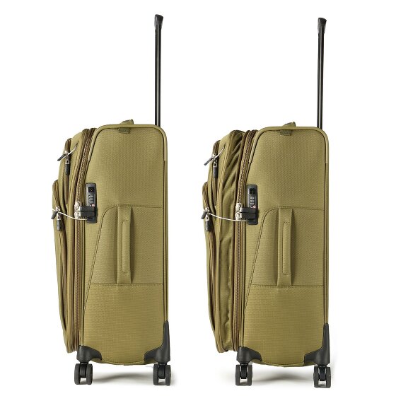 Samsonite Spark Sng Eco 4 roulettes Trolley 67 cm avec soufflet d'extension