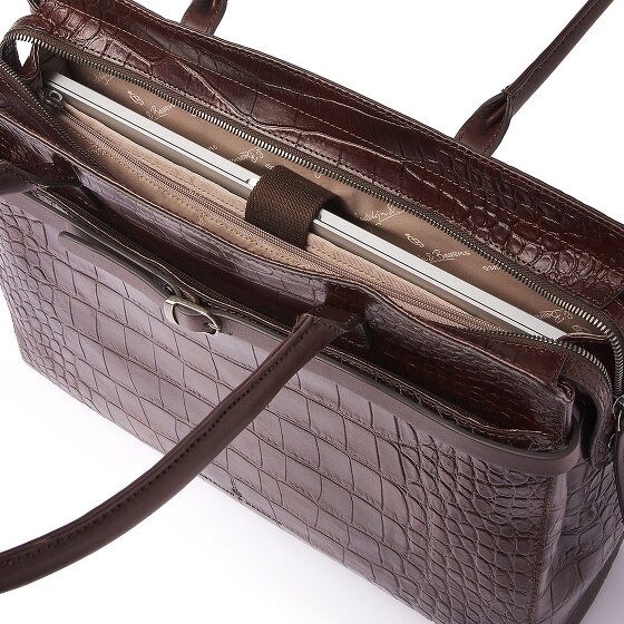 Castelijn & Beerens Tess Porte-documents Protection RFID Cuir 40 cm Compartiment pour ordinateur portable