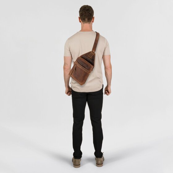Greenburry Sac à bandoulière Vintage en cuir 41 cm