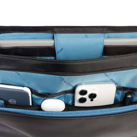 Piquadro Wollem Porte-documents Messenger Protection RFID 39 cm Compartiment pour ordinateur portable