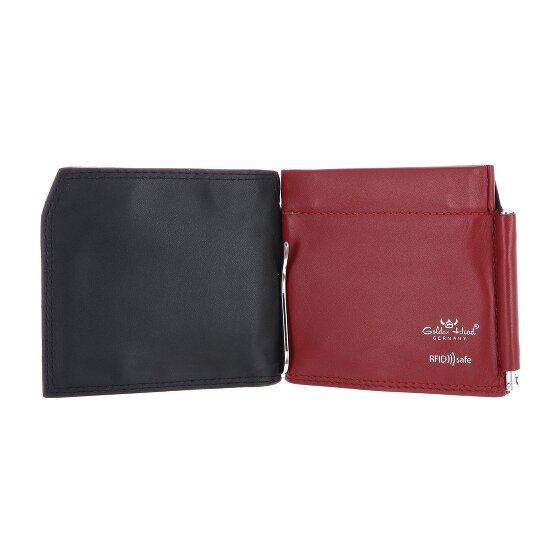 Golden Head Polo Porte-monnaie Protection RFID Cuir véritable 11 cm