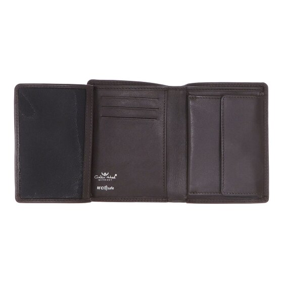 Golden Head Polo Porte-monnaie Protection RFID Cuir véritable 9 cm