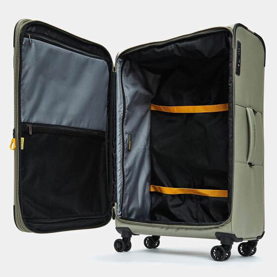 Mandarina Duck Eco Coated 4 roues Valise cabine L 78 cm avec soufflet d'extension