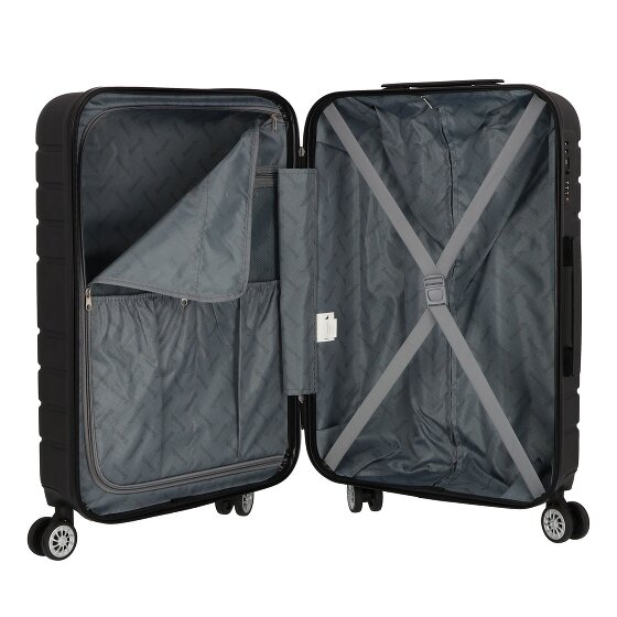 Bench Seattle 4 roulettes Set de valises 3 pièces