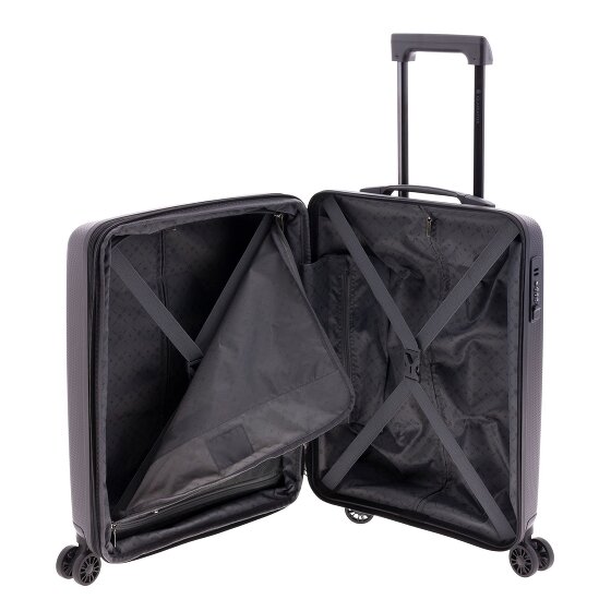 Gladiator 1700 4 roulettes Trolley de cabine 55 cm avec soufflet d'extension