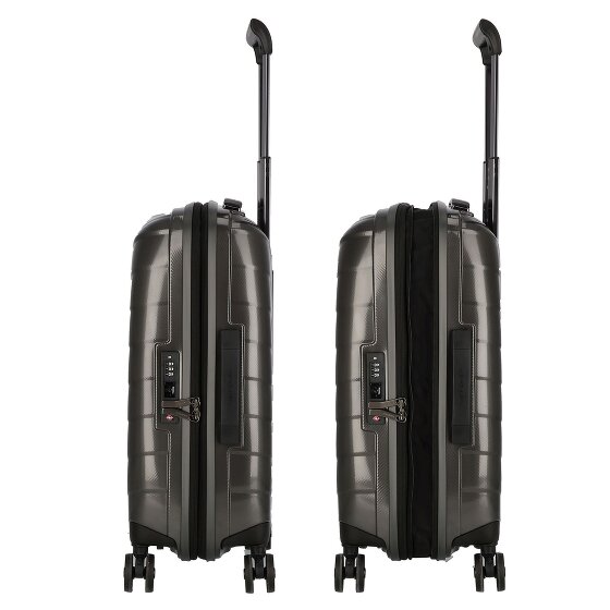 Samsonite Attrix 4 roulettes Trolley de cabine 55 cm avec soufflet d'extension