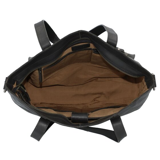 Burkely Vintage Jade Sac à bandoulière en cuir 36 cm Compartiment pour ordinateur portable