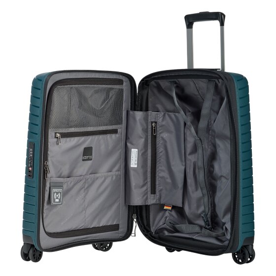 Stratic Novium 4 roulettes Trolley de cabine S 55 cm avec soufflet d'extension