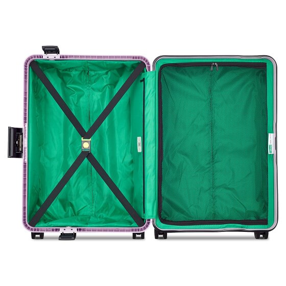 Delsey Paris x United Colors of Benetton Color Block Hardside 4-roll Trolley 67 cm