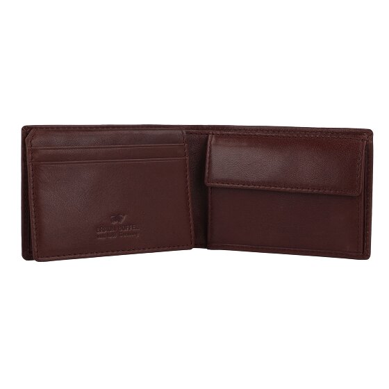 Braun Büffel Arezzo Porte-monnaie Protection RFID Cuir 10.5 cm