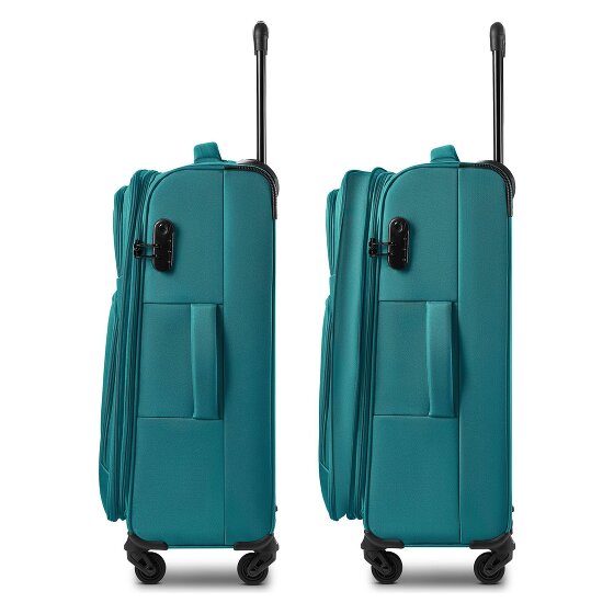 Smartbox Edition 04 4 roues Valise cabine 67 cm avec soufflet d'extension