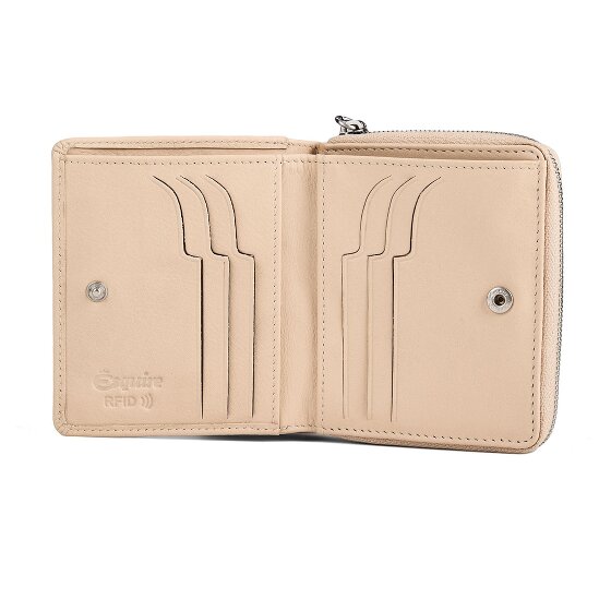 Esquire Athena Porte-monnaie Protection RFID Cuir véritable 10.5 cm