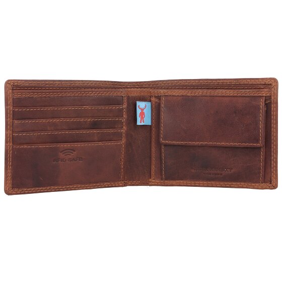 Jack Kinsky Monterey Porte-monnaie Protection RFID Cuir 11.5 cm