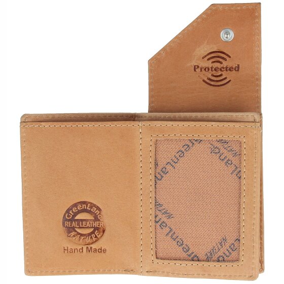Greenland Nature Porte-monnaie RFID en cuir 7 cm