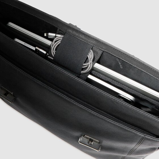 Piquadro Cronus Porte-documents Cuir 31 cm Compartiment pour ordinateur portable