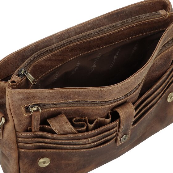 Greenburry Vintage Messenger en cuir 34 cm