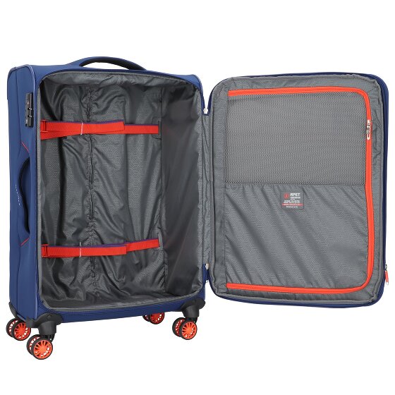 Roncato Crosslite 4 roues Set de valises 3 pièces avec soufflet d'extension