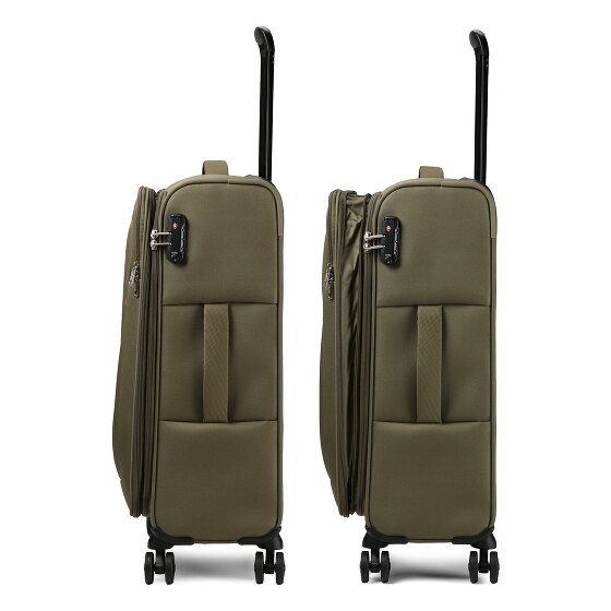 American Tourister Nitestream 4 roues Set de valises 3 pièces avec soufflet d'extension