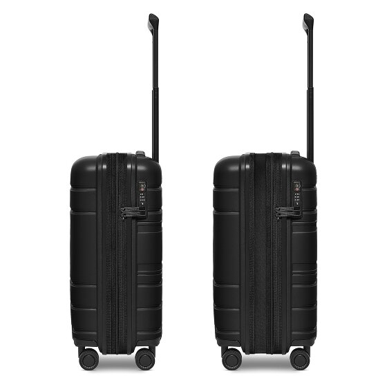 Redolz Essentials 11 4 roues Trolley de cabine 55 cm avec soufflet d'extension