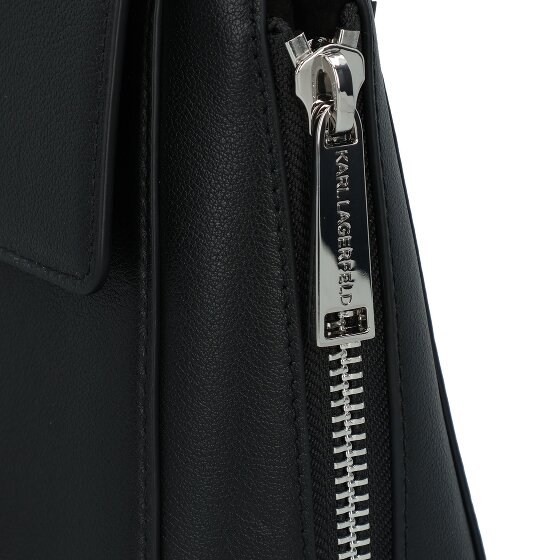 Karl Lagerfeld Behind the Seams Sac à main Cuir 24 cm avec soufflet d'extension