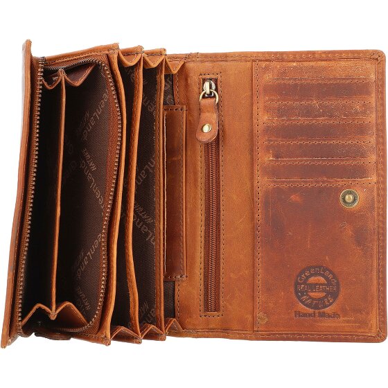 Greenland Nature Soft & Safe Porte-monnaie en cuir 16 cm RFID