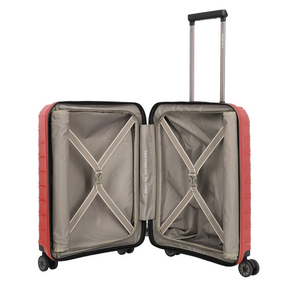 Travelite Mooby 4 roulettes Trolley de cabine 55 cm Compartiment pour ordinateur portable