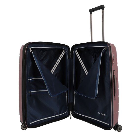 Travelite Air Base 4 roues Valise cabine 67 cm avec soufflet d'extension