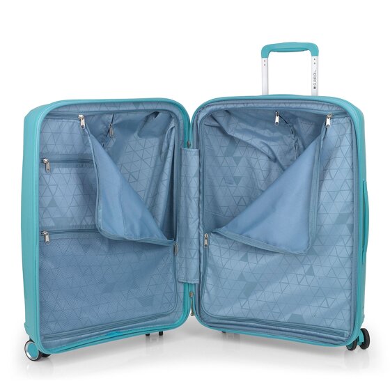 Gabol Queens 4 roulettes Trolley M 64.5 cm avec soufflet d'extension