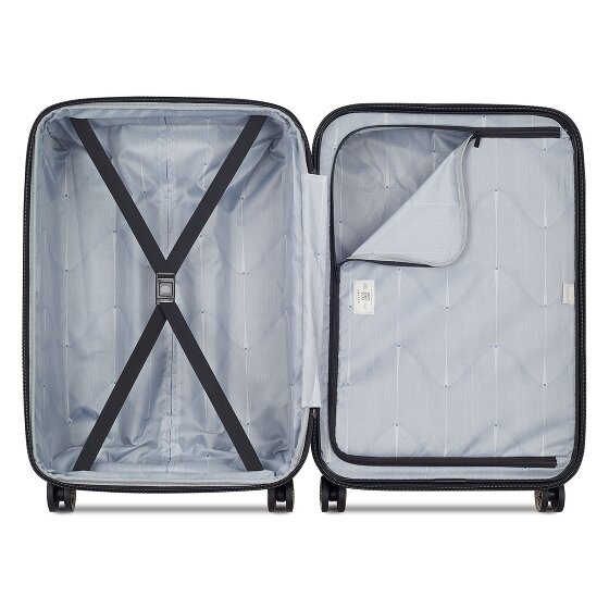 Delsey Paris Meteor 4 roues Valise cabine 68 cm avec soufflet d'extension