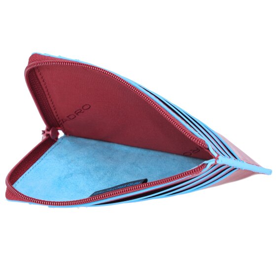 Piquadro Blue Square Porte-cartes de crédit RFID en cuir 12 cm