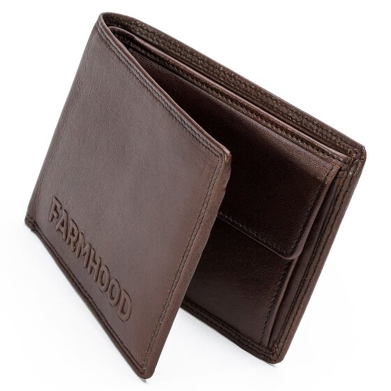 Farmhood Memphis Porte-monnaie Protection RFID Cuir 12.5 cm