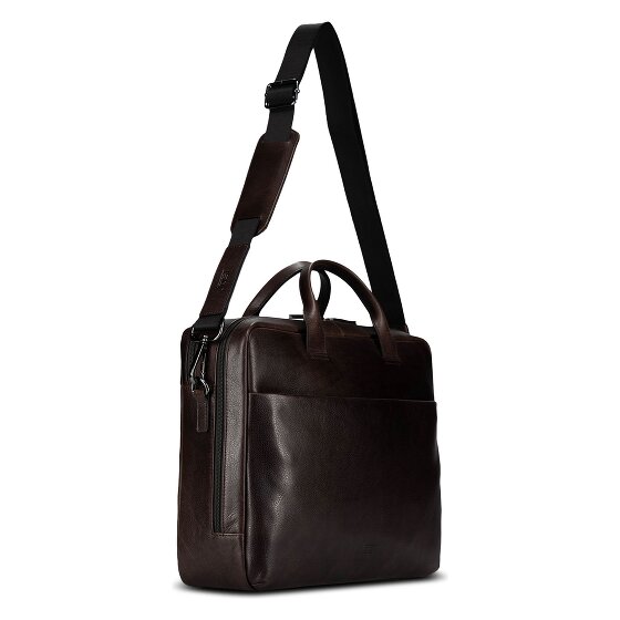 Jost London Attaché-case Cuir véritable 40 cm Compartiment ordinateur