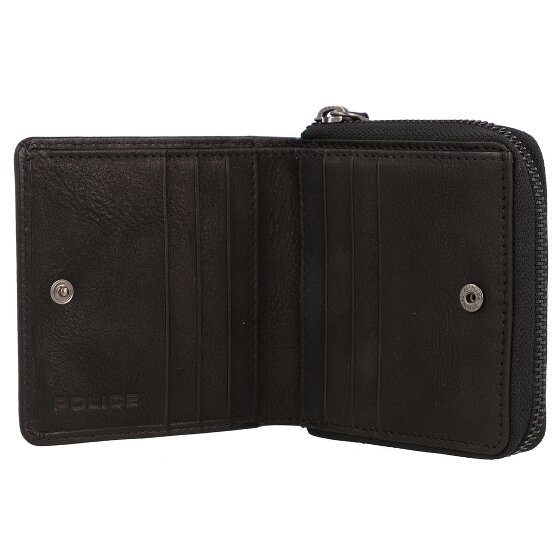 Police PT150-10368 Porte-monnaie en cuir 12 cm