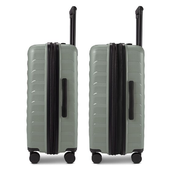 d&n Toronto 4 roulettes Trolley M 65 cm avec soufflet d'extension